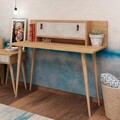 Birou, Mod Design, Soojin, 120x107x60 cm, PAL, Stejar / Alb