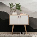 Consola, Mod Design, Rebecca, 80x80x40 cm, PAL, Stejar / Alb