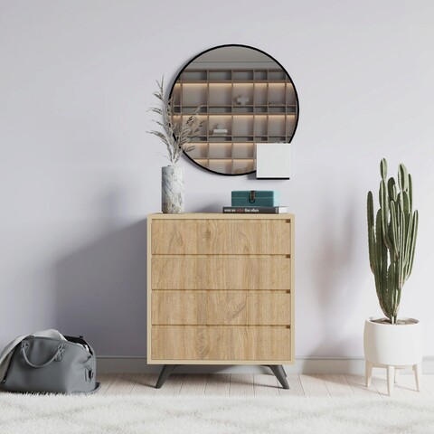 Dulap, Mod Design, Suvera, 70x86x40 cm, PAL, Stejar