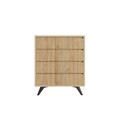 Dulap, Mod Design, Suvera, 70x86x40 cm, PAL, Stejar
