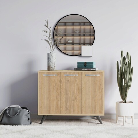 Dulap multifunctional, Mod Design, Piffa, 100x82x35 cm, PAL, Stejar