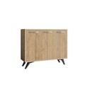 Dulap multifunctional, Mod Design, Piffa, 100x82x35 cm, PAL, Stejar