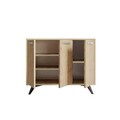 Dulap multifunctional, Mod Design, Piffa, 100x82x35 cm, PAL, Stejar