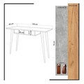 Birou, Mod Design, NEA, 120x74x60 cm, PAL, Stejar / Galben