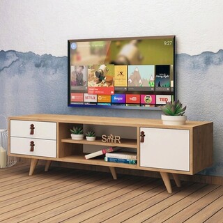 120x53x40 cm, Stejar;Alb