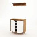 Cuier de perete, Mod Design, Obsoyo, Stejar / Alb