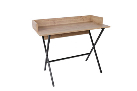 Birou, Mod Design, Monaco, 100x50x89 cm, PAL, Stejar / Negru