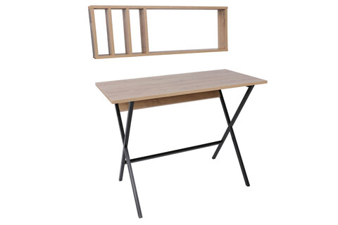 Birou, Mod Design, Oslo, PAL, Stejar / Negru