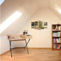 Birou, Mod Design, Roma, 100x50x89 cm, PAL, Stejar / Negru