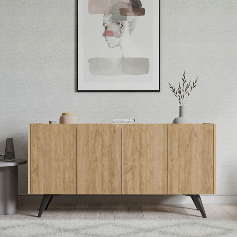 Consola, Mod Design, Pekin, 150x76x40 cm, PAL, Stejar