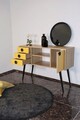 Consola, Mod Design, HAVANA, 120x80x40 cm, PAL, Stejar / Galben