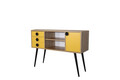 Consola, Mod Design, HAVANA, 120x80x40 cm, Stejar / Galben