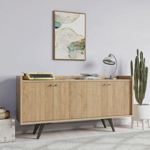 Consola, Mod Design, Lizbon, 150x75x40 cm, PAL, Stejar