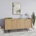 Consola, Mod Design, Lizbon, 150x75x40 cm, PAL, Stejar