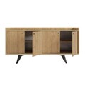 Consola, Mod Design, Lizbon, 150x75x40 cm, PAL, Stejar