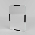 Oglinda decorativa, Neostill, Pera, 50x70 cm, Metal, Negru