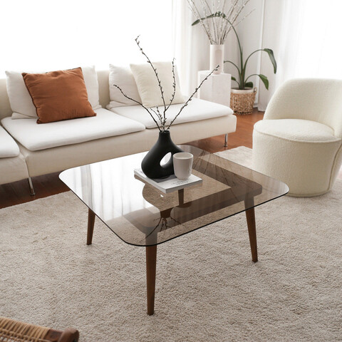 Masuta de cafea, Neostill, Smart, 80x40x80 cm, Lemn, Bronz