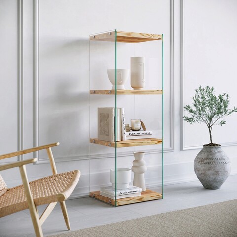 Corp biblioteca, Neostill, Niagara R303, 40x120x35 cm, Lemn, Stejar