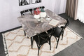 Set scaune 4 piese, Nmobb, Ekol 1331 V4, PAL, Negru