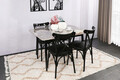 Set scaune 4 piese, Nmobb, Ekol 1331 V4, PAL, Negru