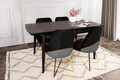 Masa extensibila, Nmobb, Inci 1143, 129x79x80 cm, PAL, Negru