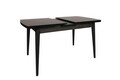 Masa extensibila, Nmobb, Inci 1143, 129x79x80 cm, PAL, Negru