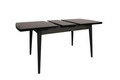 Masa extensibila, Nmobb, Inci 1143, 129x79x80 cm, PAL, Negru