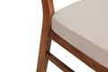 Set scaune 2 piese, Nmobb, Elma 760 V2, Lemn, Nuc / Bej